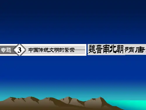 魏晋隋唐时期