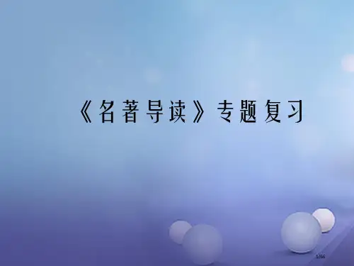 中考语文复习名著导读市赛课公开课一等奖省名师优质课获奖课件