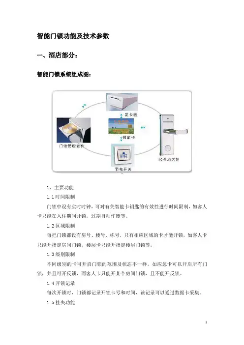 智能门锁功能及技术参数