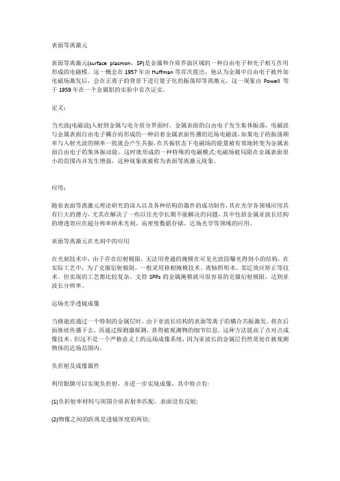 表面等离激元