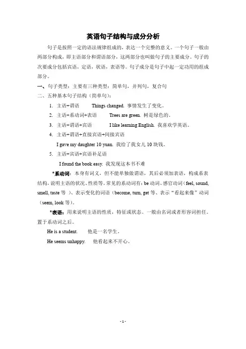 零基础成人口语教学(二)
