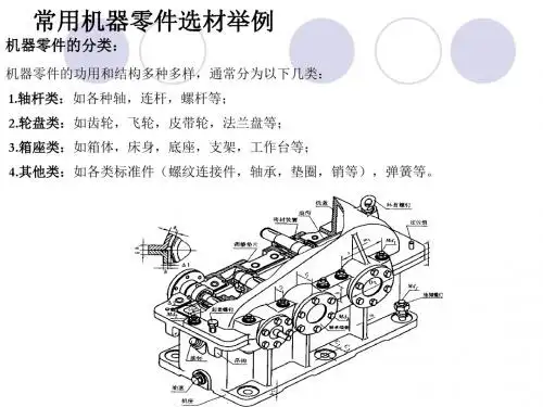 机械工程材料第6章典型零件选材