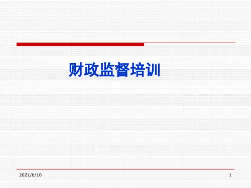 《财政监督培训》PPT课件
