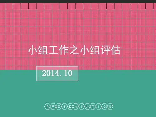 小组工作之小组评估