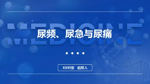 尿频尿急尿痛,诊断学