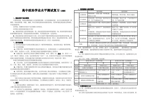 学业水平考试复习资料