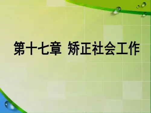 矫正社会工作