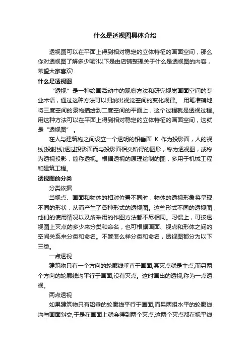什么是透视图具体介绍