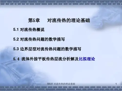 第5章对流传热的理论基础资料