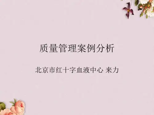 质量管理案例分析(ppt 53页)