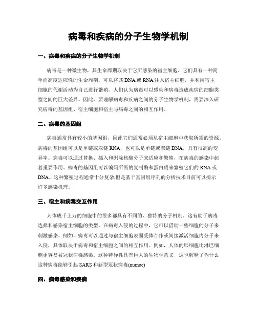 病毒和疾病的分子生物学机制