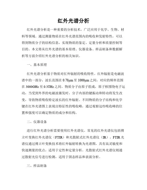 红外光谱分析