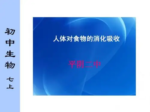 消化和吸收2ppt