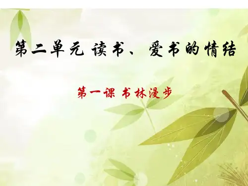 初中美术  书林漫步