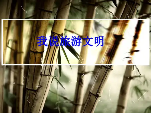 (完整版)旅游不文明现象