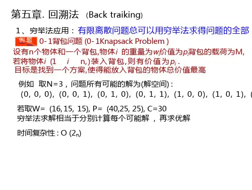 回溯法 ppt课件
