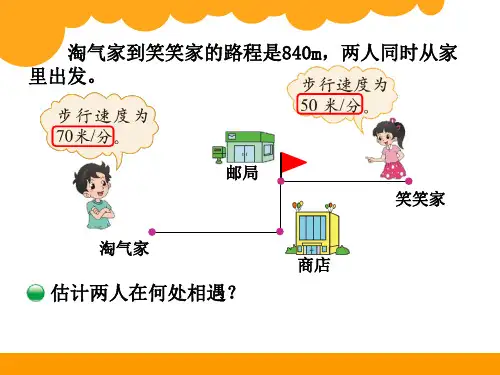 相遇问题ppt课件12篇
