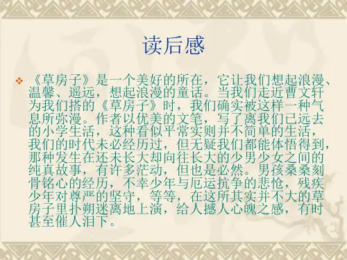 草房子PPT课件