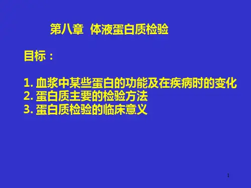 蛋白检验PPT课件