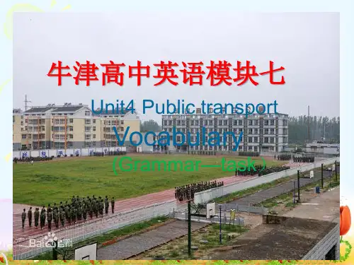 牛津高中英语模块七 Vocabulary(Grammar-Task)(共23张)