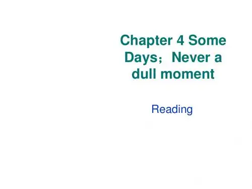八年级英语never-a-dull-moment课件(2019新)
