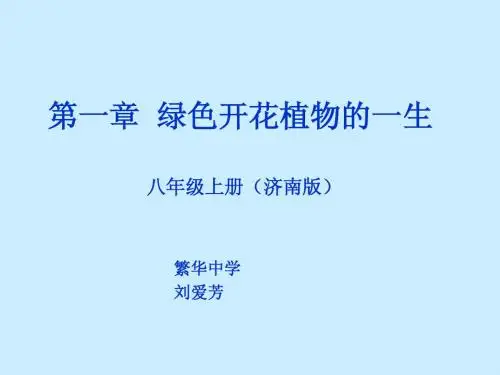 绿色开花植物的一生