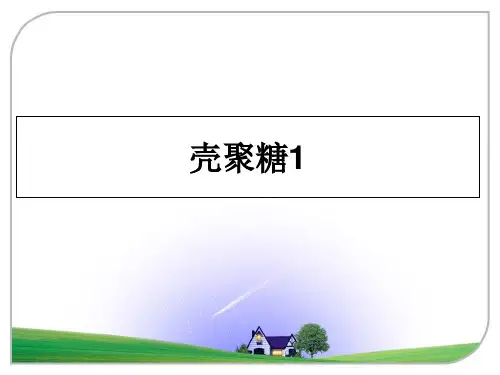 最新壳聚糖1课件PPT