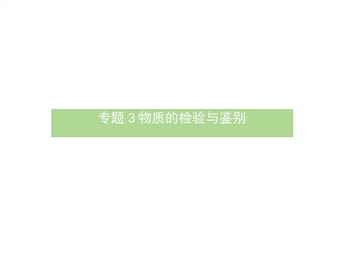 (浙江专用)高中化学专题3物质的检验与鉴别3.1牙膏和火柴头中某些成分的检验课件苏教版选修6
