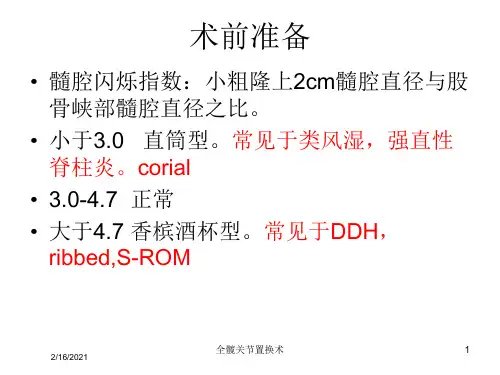 全髋关节置换术课件
