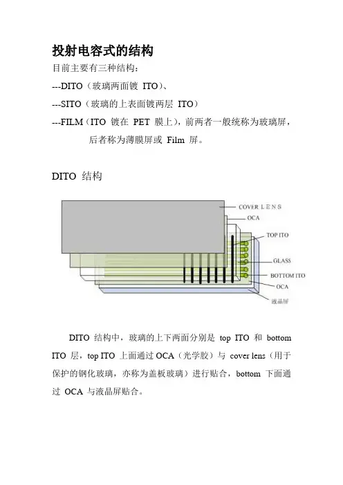 投射电容式结构