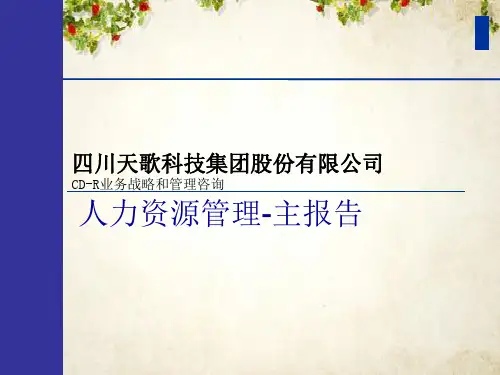 某公司人力资源管理的总体思路(ppt 94页)