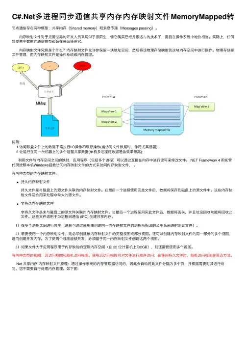 C#.Net多进程同步通信共享内存内存映射文件MemoryMapped转