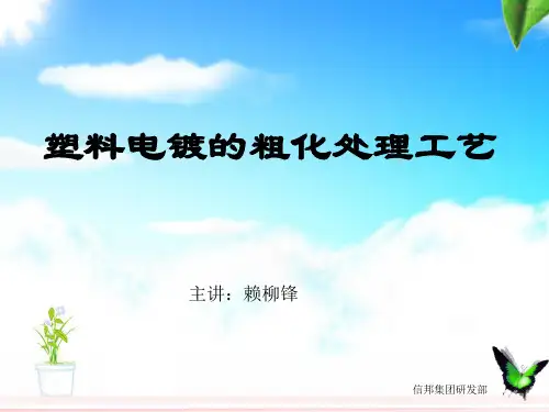 塑料电镀的粗化工艺