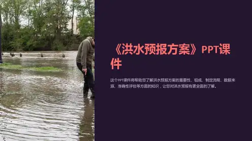 《洪水预报方案》课件