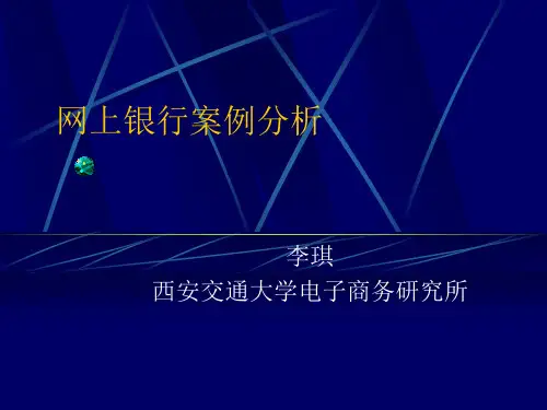 网上支付案例分析