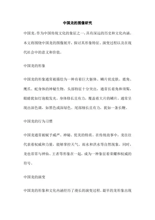 中国龙的图像研究