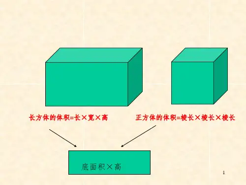 圆柱圆锥体积公式推导PPT精品文档
