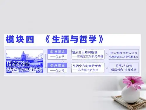 高三政治二轮复习 模块四 专题一 一切从实际出发求真