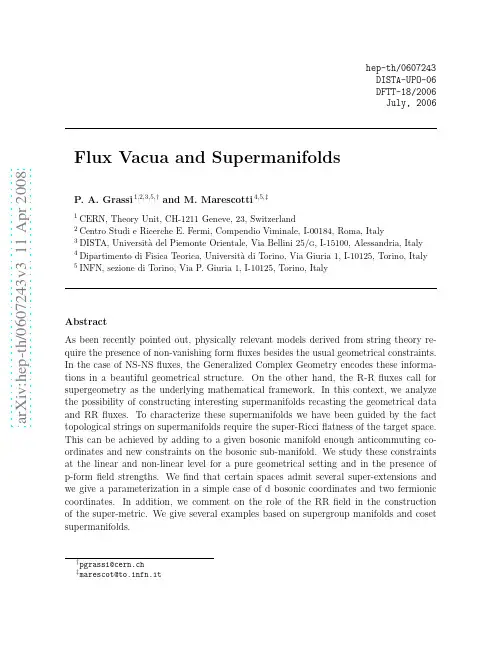Flux Vacua and Supermanifolds