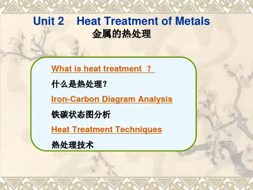 机械工程专业英语Unit 2