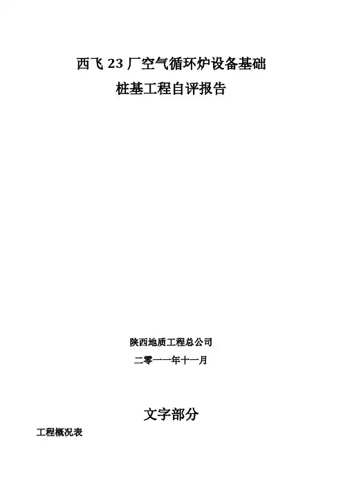 23厂基坑支护工程自评报告.doc.deflate