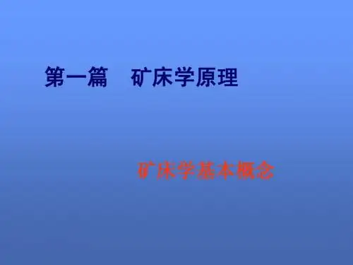 矿床地质学-2