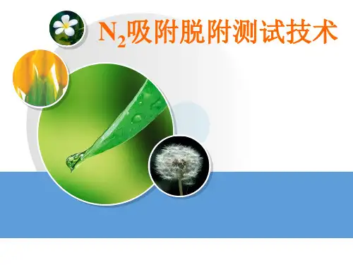 N2吸附脱附测试技术及分析
