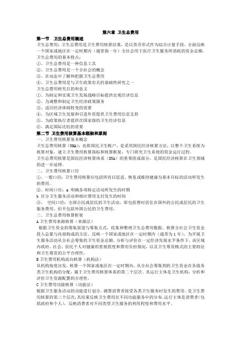 卫生经济学