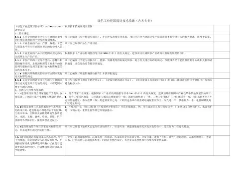 绿色工业建筑设计技术措施