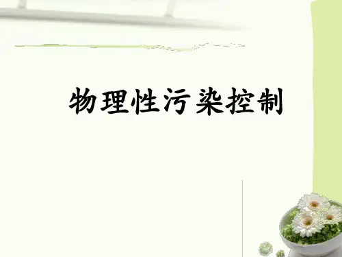 物理性污染控制概述与噪声(ppt 55页)