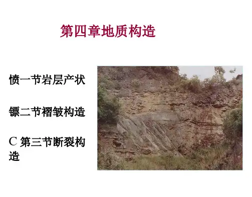 煤矿地质构造