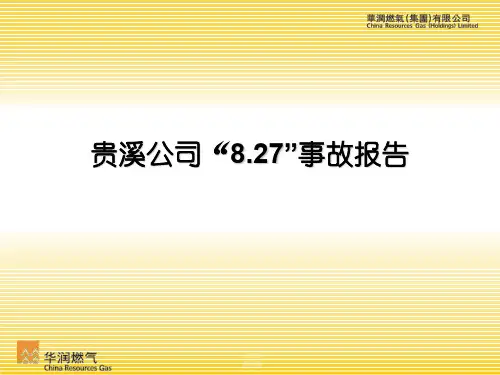贵溪公司“8.27”事故报告