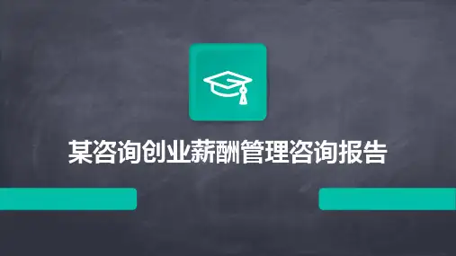 某咨询创业薪酬管理咨询报告