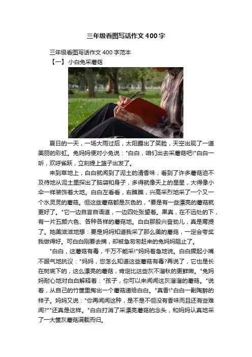 三年级看图写话作文400字